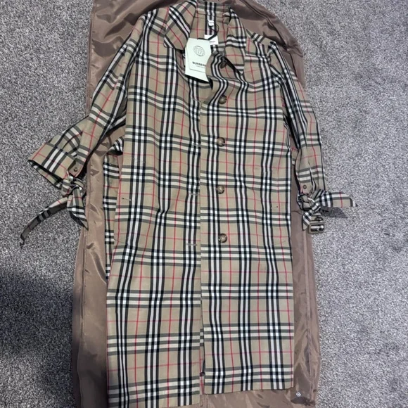 NWT😍BURBERRY❤️ARCHIVE BEIGE IP CHECK TRENCHCOAT